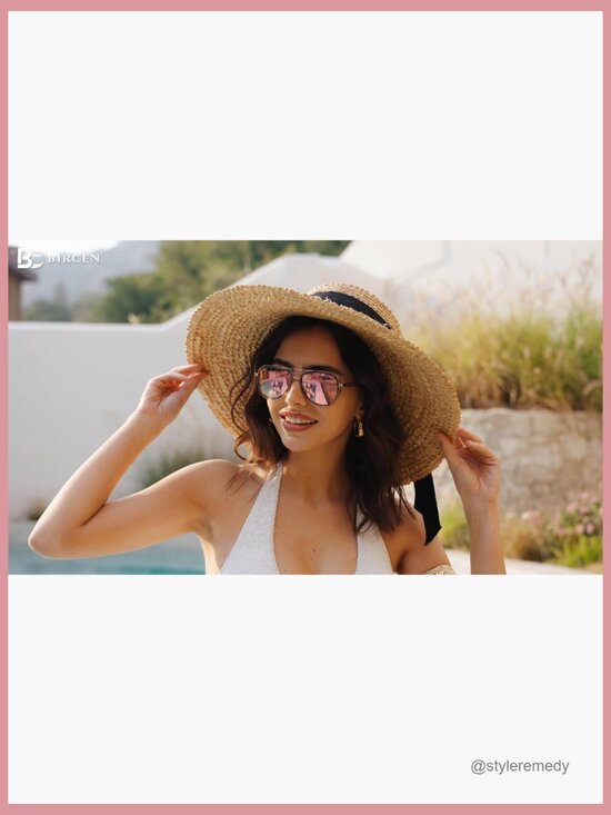 Polarized Retro Mirrored Sunglasses with Acetate Frame UV Protection